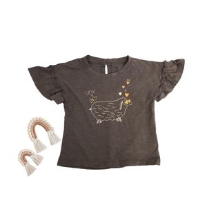 Jessica Simpson Baby Girl's Love Sheep Top